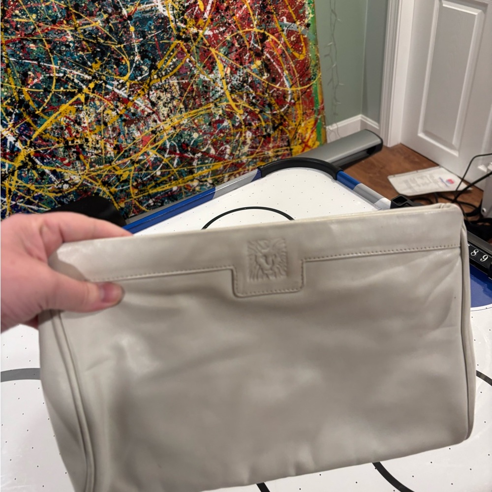 Anne Klein Cream Clutch